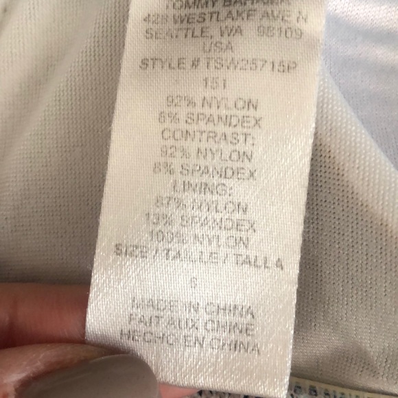 Tommy Bahama One Piece Swimsuit Size 6 - Picture 4 of 5